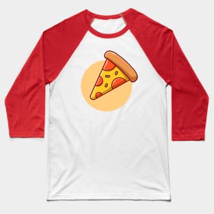 Slice Of Pizza (4) Baseball T-Shirt